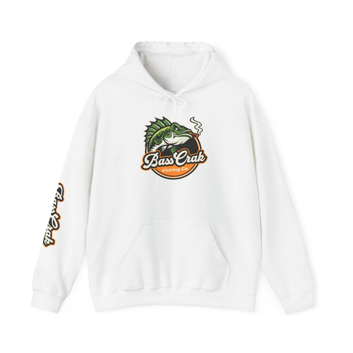 BassCrak Fishing Embroidered Hoodie