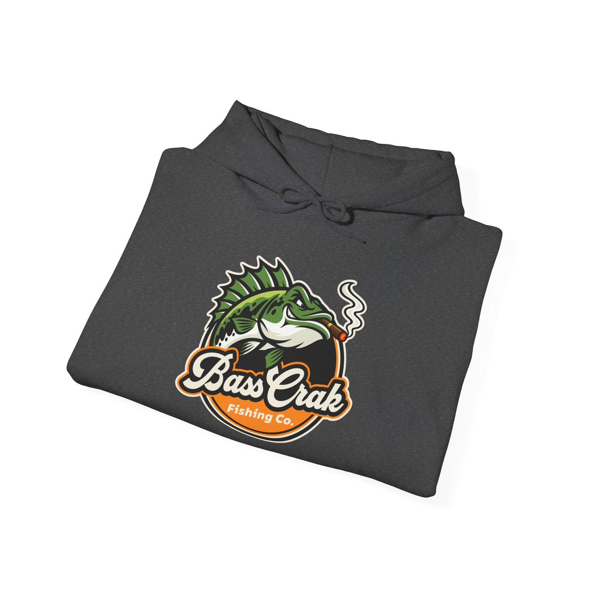 BassCrak Fishing Embroidered Hoodie