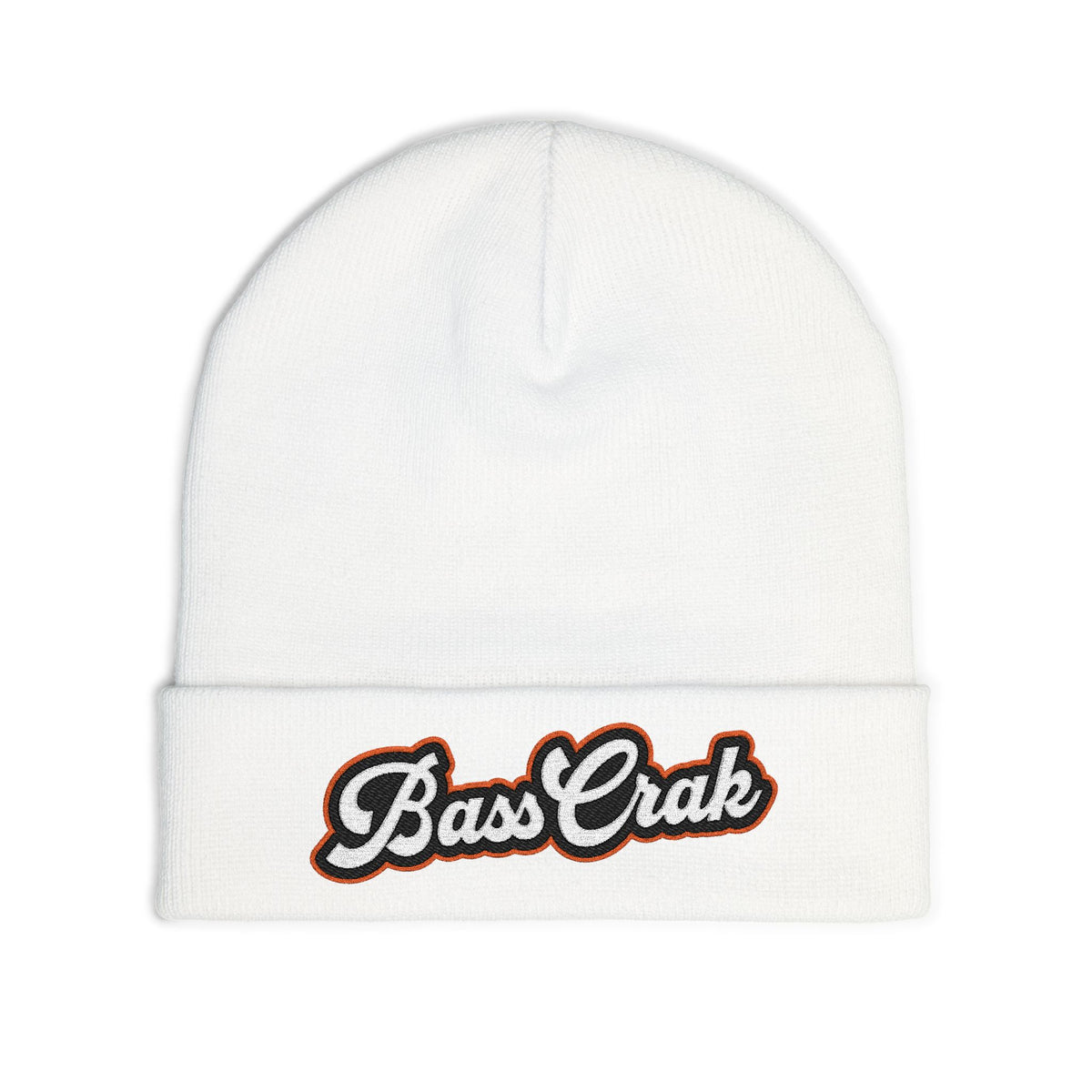 BassCrak Embroidered Knit Beanie