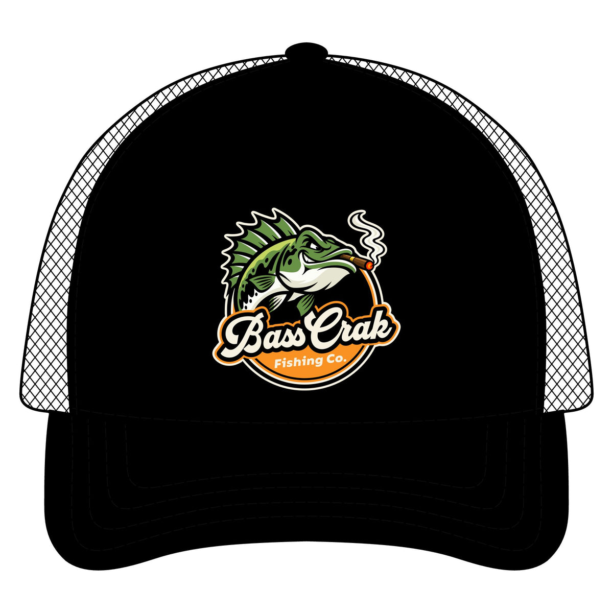 BassCrak Fishing Co. Trucker Cap