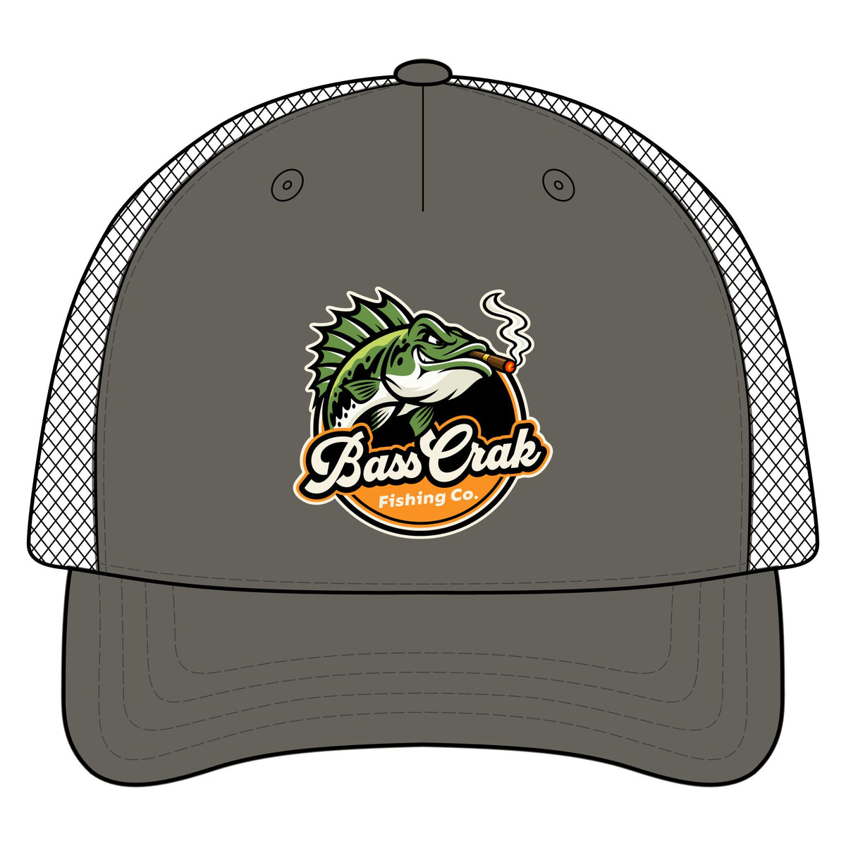 BassCrak Fishing Co. Trucker Cap