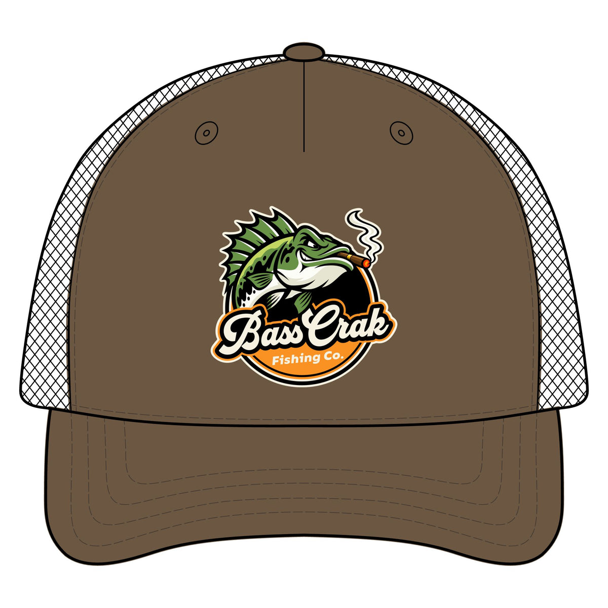 BassCrak Fishing Co. Trucker Cap