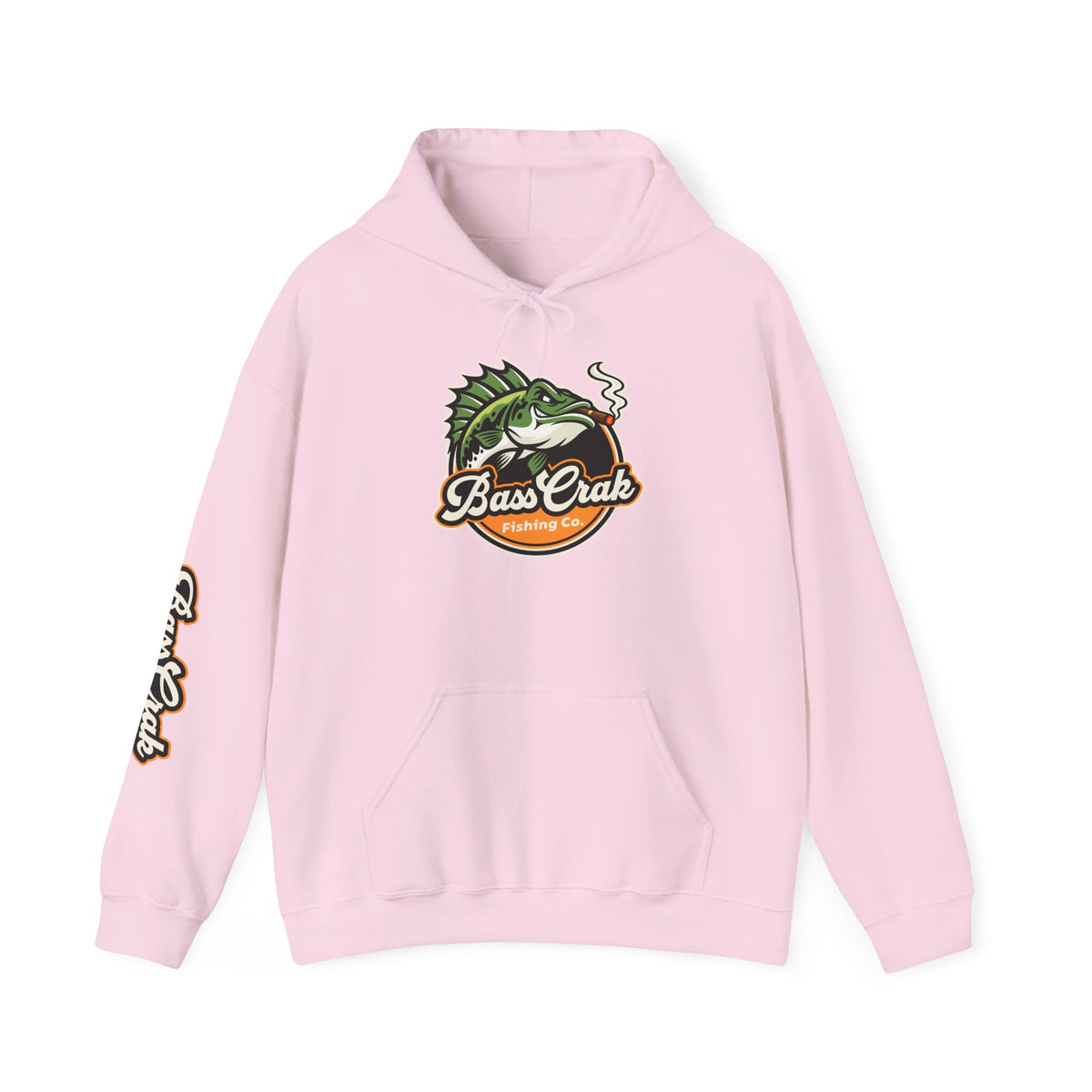 BassCrak Fishing Embroidered Hoodie