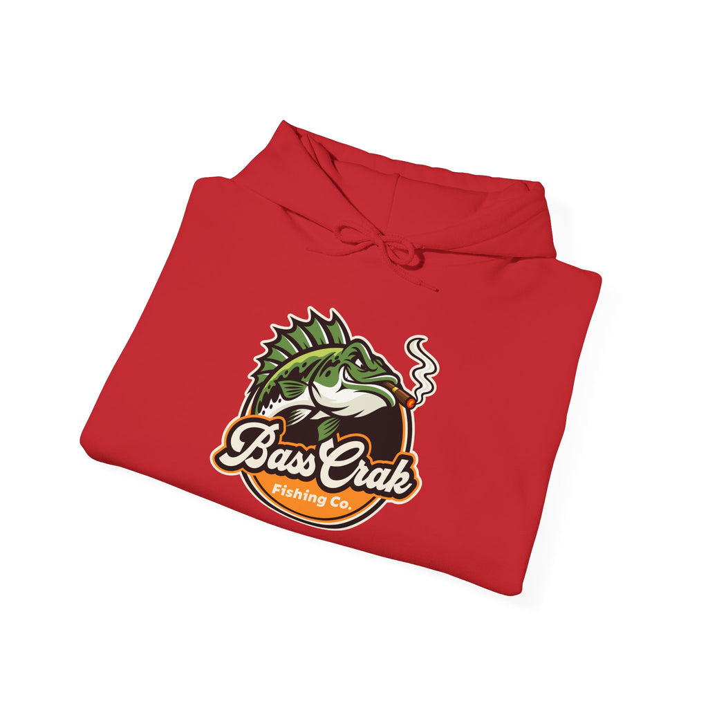 BassCrak Fishing Embroidered Hoodie