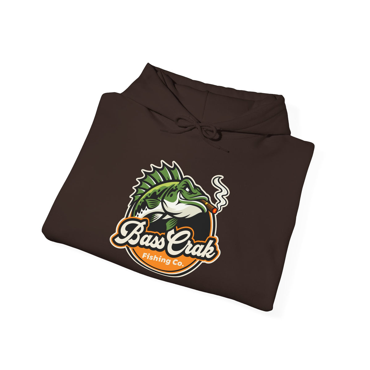 BassCrak Fishing Embroidered Hoodie