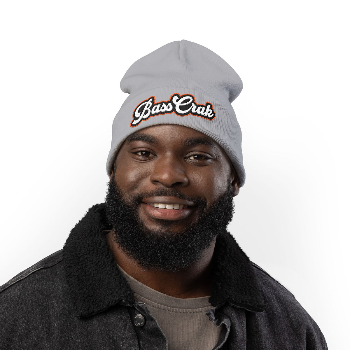 BassCrak Embroidered Knit Beanie