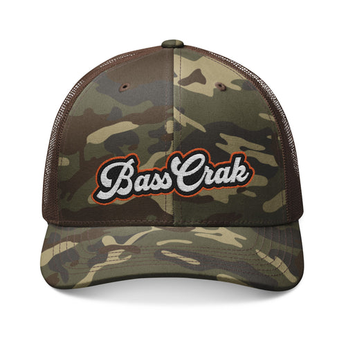 BassCrak Camouflage Trucker Hat