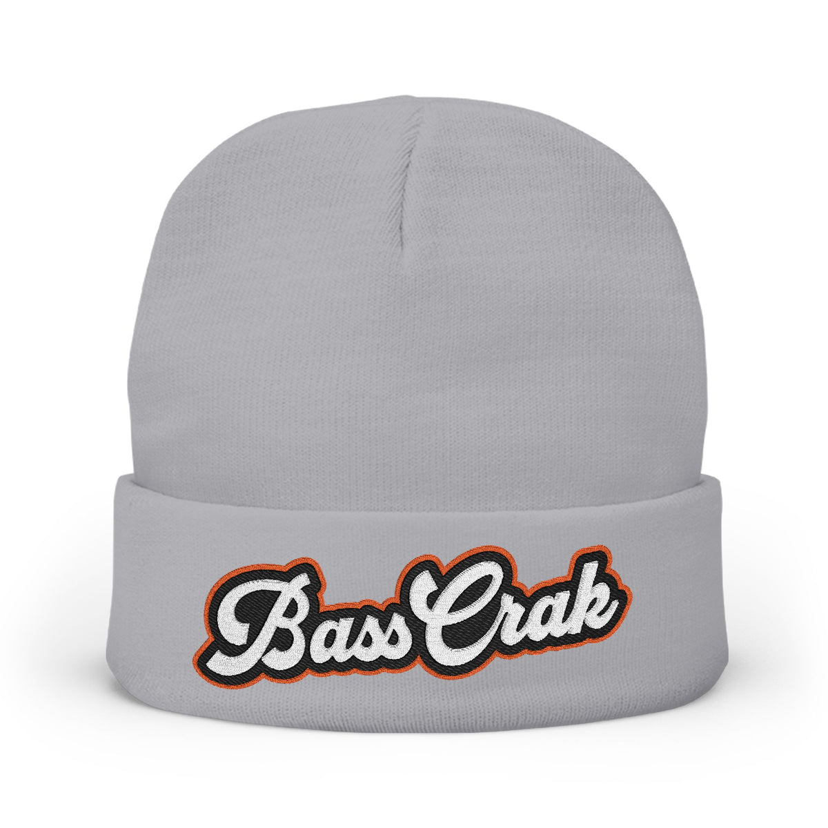 BassCrak Embroidered Knit Beanie