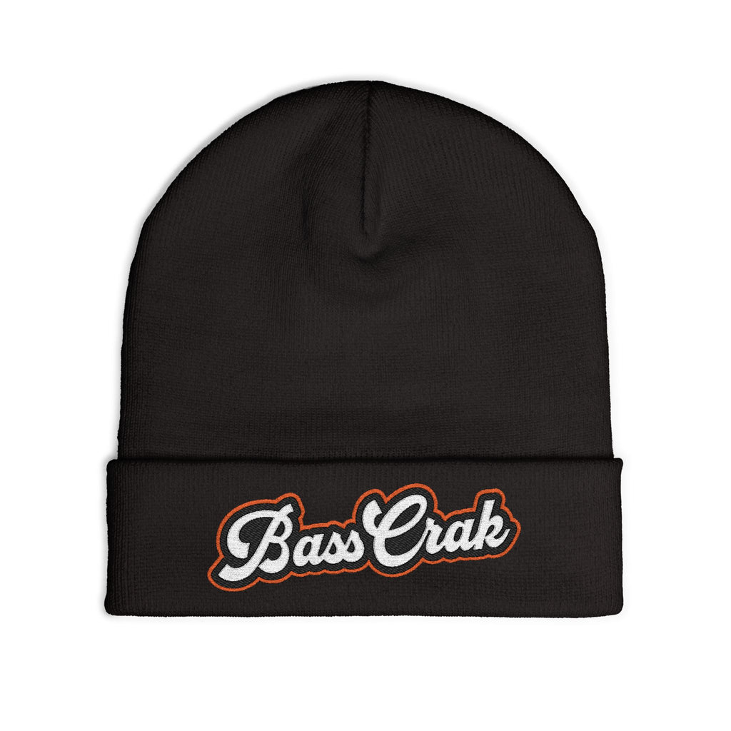 BassCrak Embroidered Knit Beanie