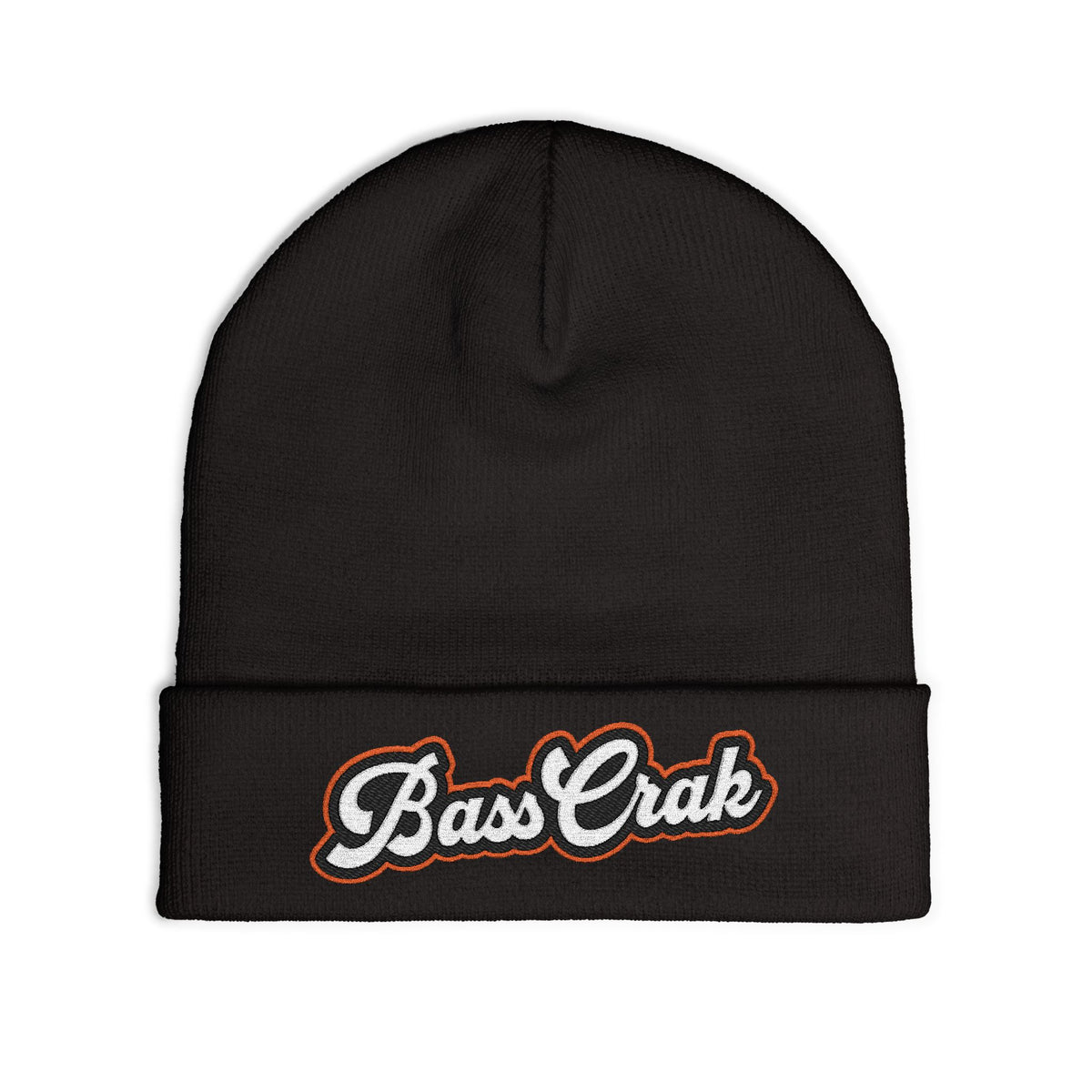 BassCrak Embroidered Knit Beanie