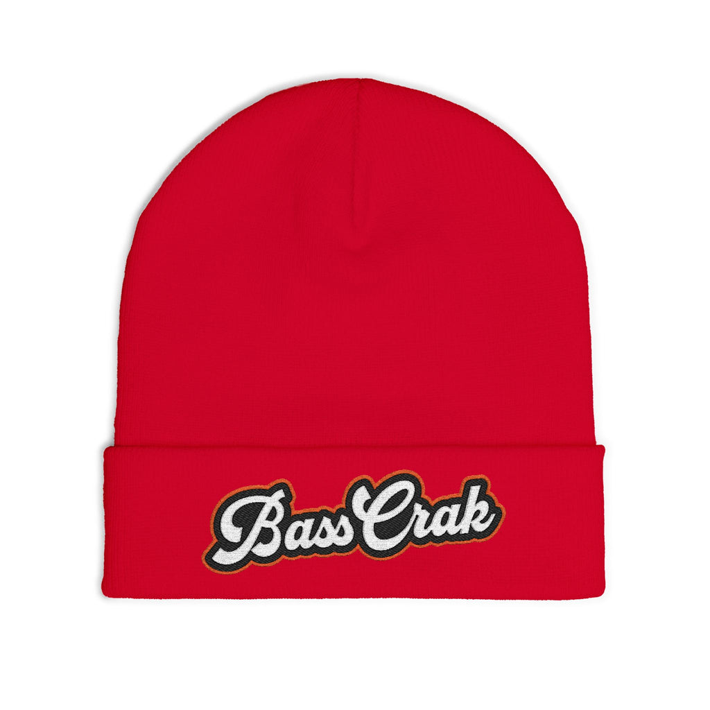 BassCrak Embroidered Knit Beanie