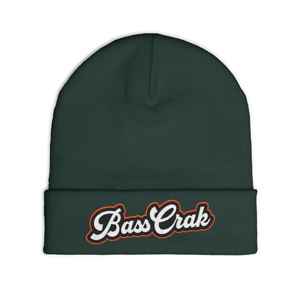 BassCrak Embroidered Knit Beanie
