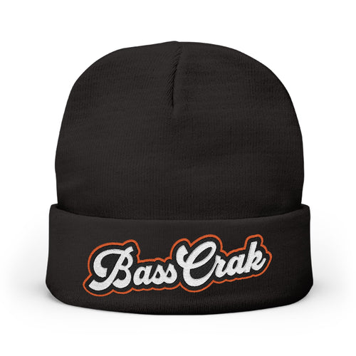 BassCrak Embroidered Knit Beanie