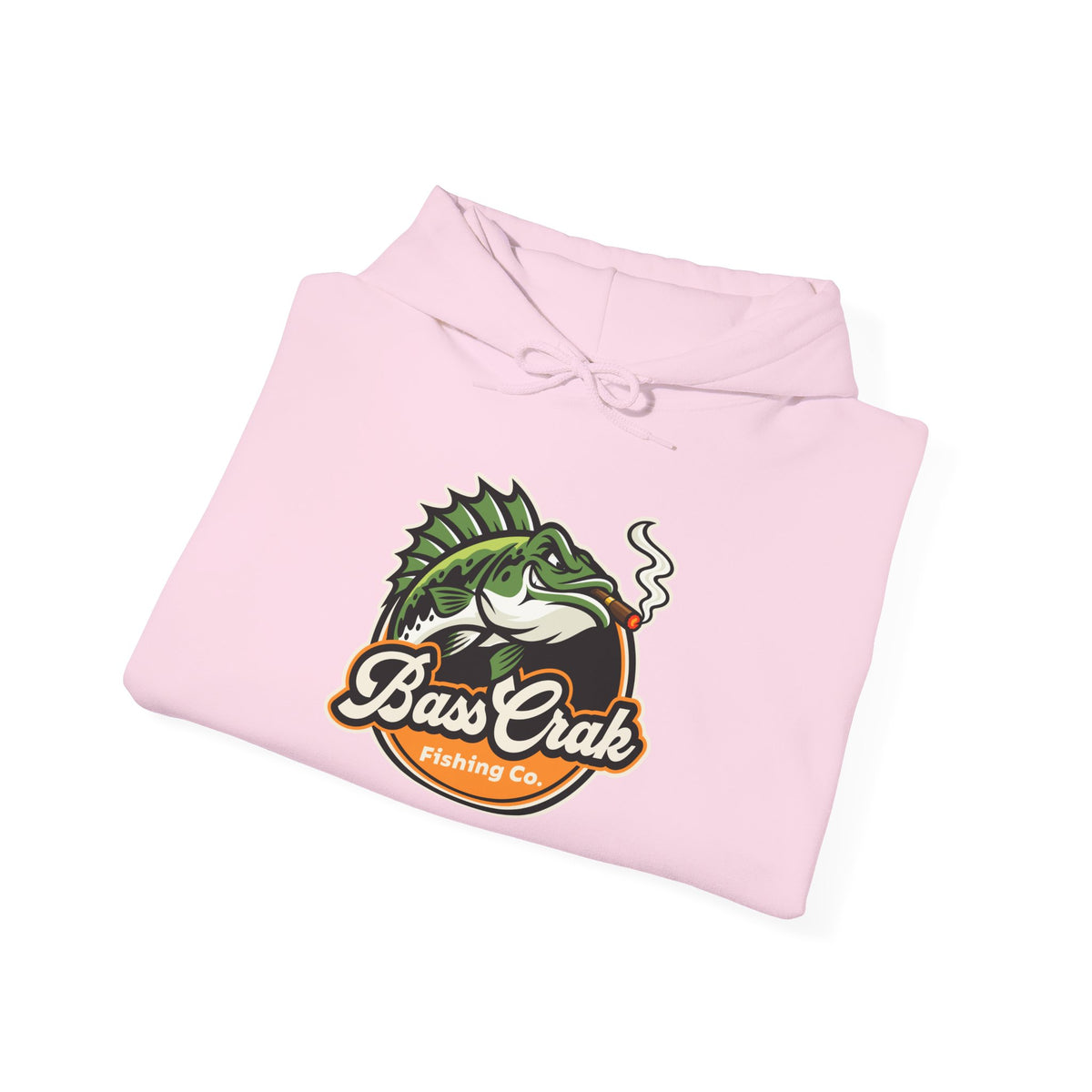 BassCrak Fishing Embroidered Hoodie