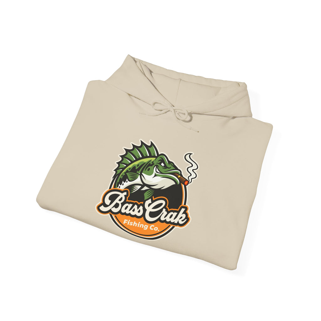 BassCrak Fishing Embroidered Hoodie
